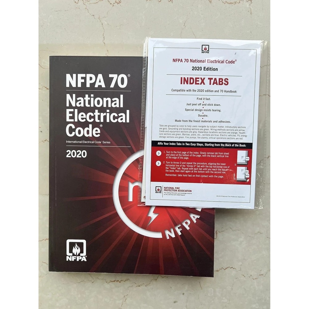 NFPA 70 NEC National Electrical Code 2020 Paperback + Index Tab 2020